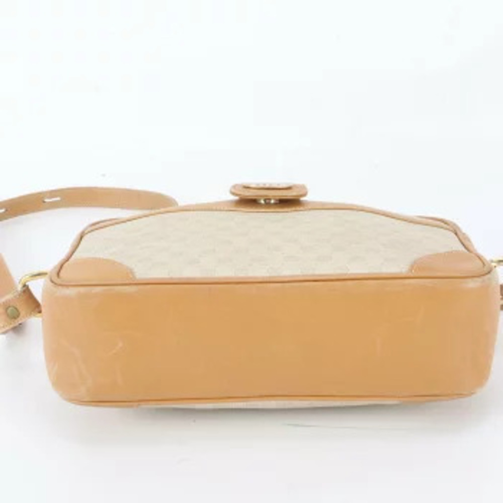 Gucci GG Leather Crossbody Bag Gold - Picture 5 of 8